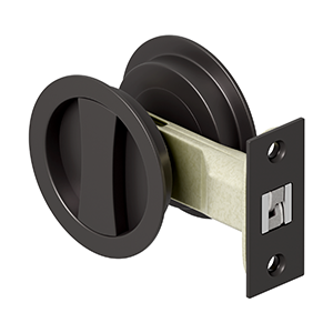 Deltana - Pocket Door Locks - Sliding Door Round Passage Lock