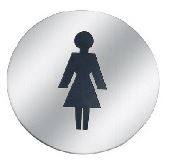 Linnea - Door Accessories - SGN-76R2 Round Women Door Sign