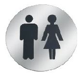 Linnea - Door Accessories - SGN-76R3 Round Unisex Door Sign
