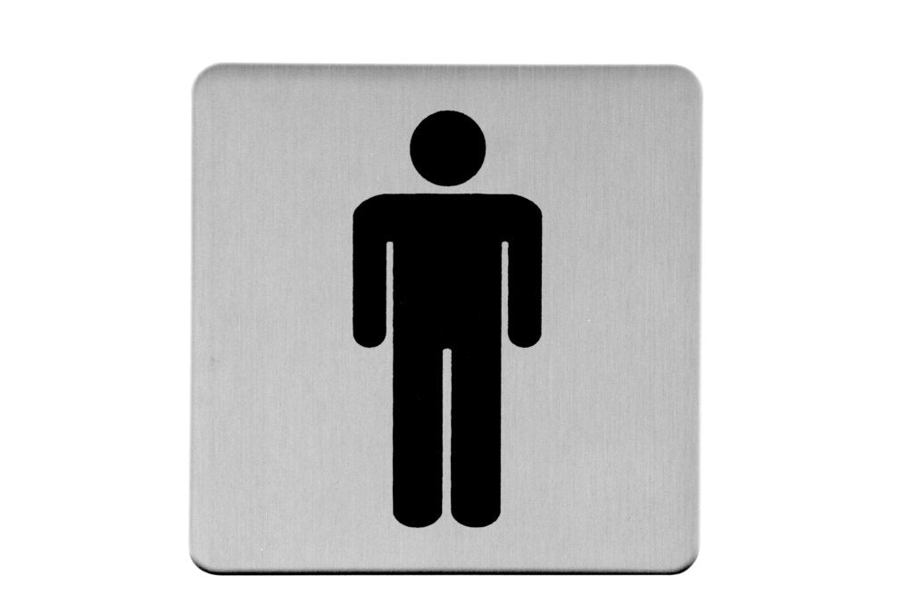 Linnea - Door Accessories - SGN-76S1 Square Men Door Sign