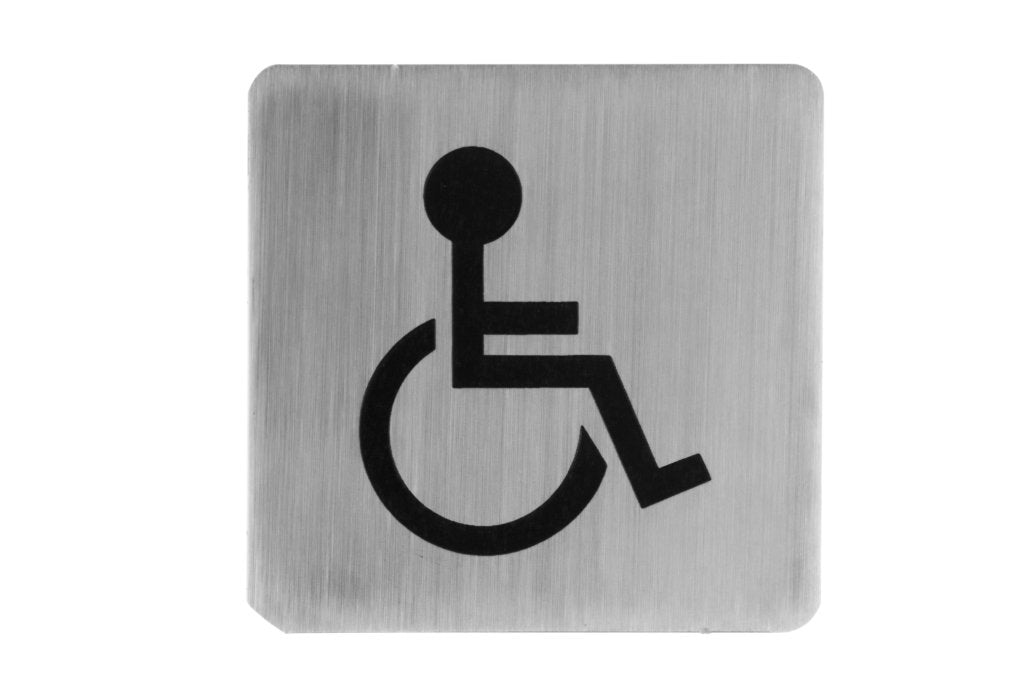 Linnea - Door Accessories - SGN-76S4 Square Handicap Door Sign