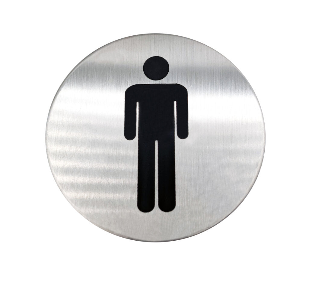 Linnea - Door Accessories - SGN-76R1 Round Men Door Sign