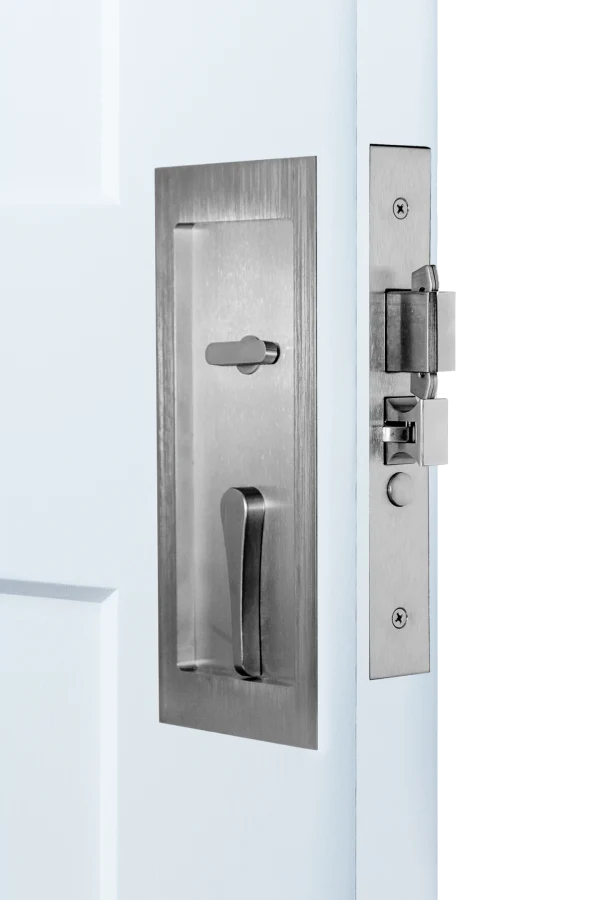 Accurate - Pocket Door Sets - SL9100PDL Self-Latching (Storeroom/Closet)
