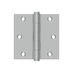 Deltana - Stainless Steel Hinges - 3" x 3" Residential Door Hinge Square Corner (Pairs)