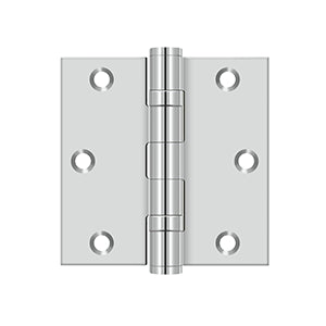 Deltana - Stainless Steel Hinges - 3-1/2" x 3-1/2" Ball Bearing Door Hinge Square Corner (Pairs)