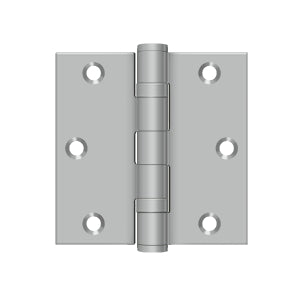 Deltana - Stainless Steel Hinges - 3-1/2" x 3-1/2" Ball Bearing Door Hinge Square Corner (Pairs)