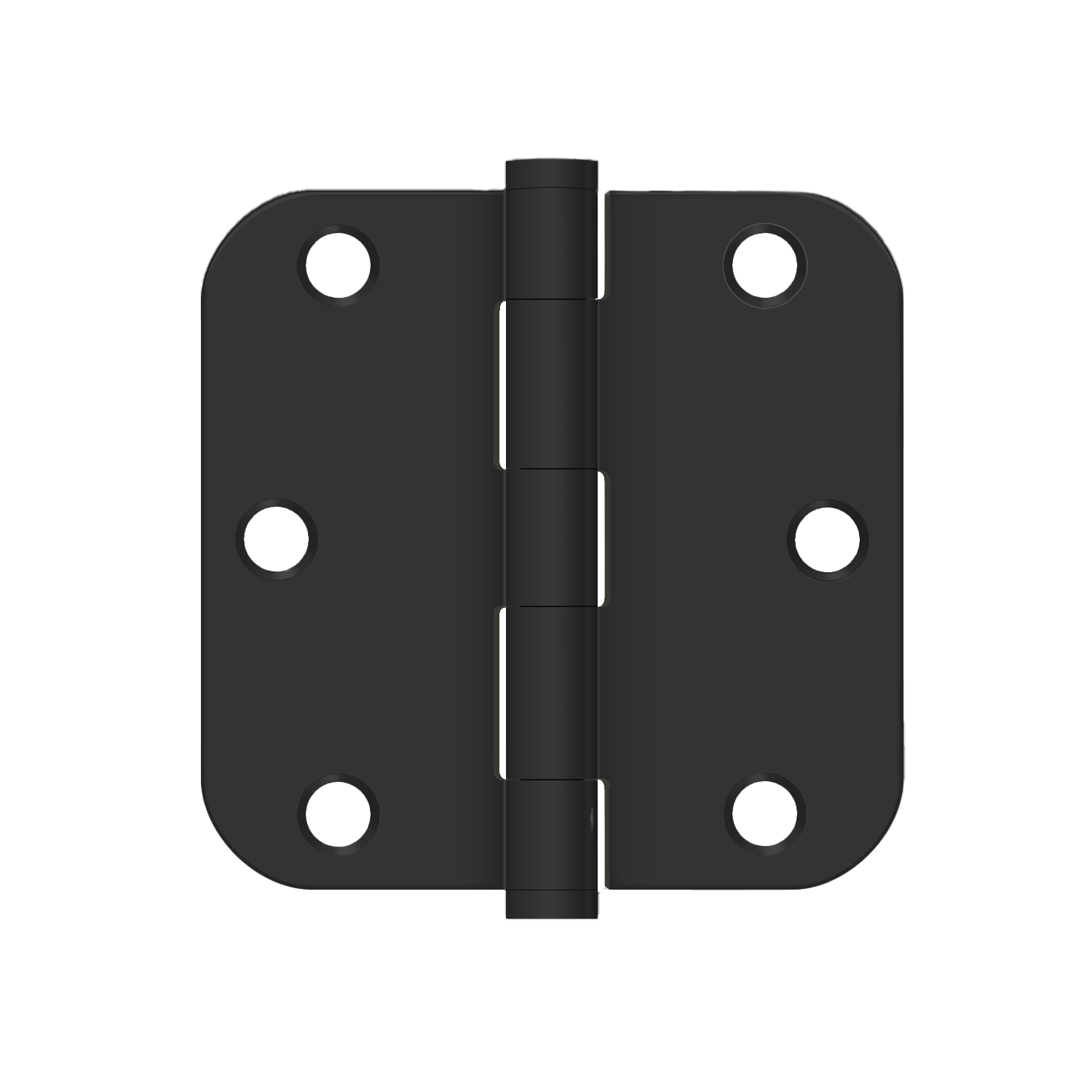 Deltana - Stainless Steel Hinges - 3-1/2" x 3-1/2" Residential Door Hinge 5/8" Radius Corner (Pairs)