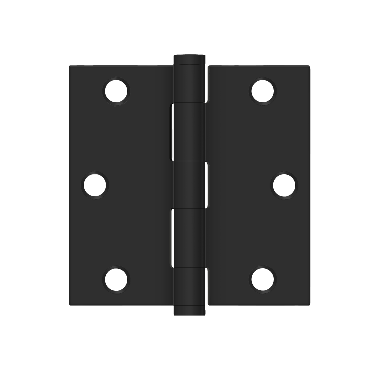 Deltana - Stainless Steel Hinges - 3-1/2" x 3-1/2" Residential Door Hinge Square Corner (Pairs)