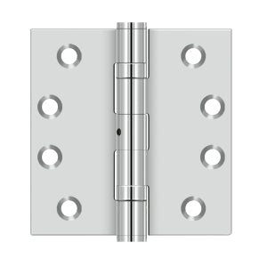 Deltana - Stainless Steel Hinges - 4" x 4" NRP Ball Bearing Door Hinge Square Corner (Pairs)