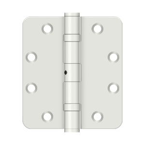Deltana - Stainless Steel Hinges - 4-1/2" x 4" NRP Ball Bearing Door Hinge 1/4" Radius Corner (Pairs)