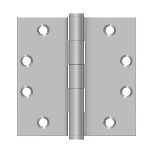 Deltana - Stainless Steel Hinges - 4-1/2" x 4-1/2" Door Hinge Square Corner (Pairs)