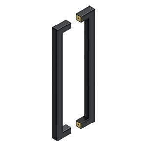 Deltana - Modern Door Pulls - 18" Contemporary Door Pull (Back-To-Back)