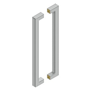 Deltana - Modern Door Pulls - 18" Contemporary Door Pull (Back-To-Back)