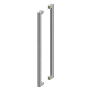 Deltana - Modern Door Pulls - 42" Extra Large Contemporary Door Pull (Back-To-Back)