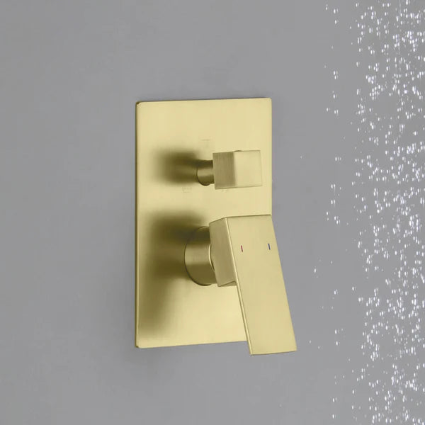 Casa Fixtures - Valve Trim Plate - Quadro 3 Function Rough-in Valve Trim Plate (SVT2-3)