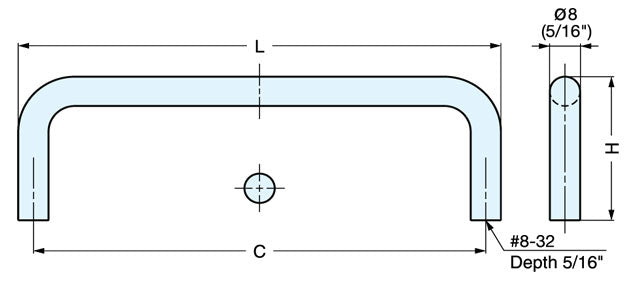 Sugatsune SWP Stainless Steel Wire Pull