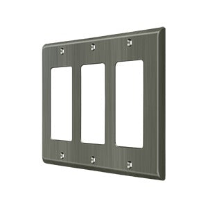 Deltana - Switch Plates - Triple Rocker