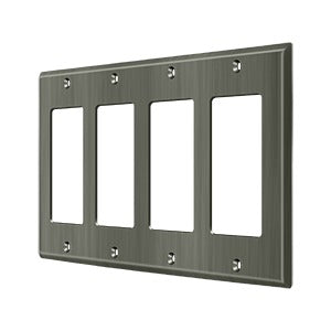 Deltana - Switch Plates - Quadruple Rocker