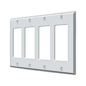 Deltana - Switch Plates - Quadruple Rocker