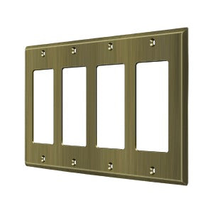 Deltana - Switch Plates - Quadruple Rocker