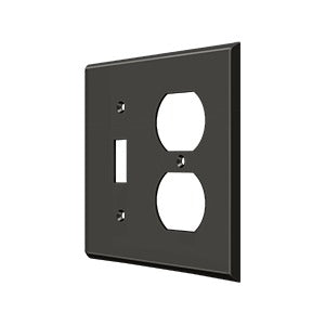Deltana - Switch Plates - Single Switch/Double Outlet