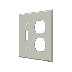 Deltana - Switch Plates - Single Switch/Double Outlet