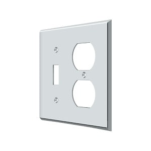 Deltana - Switch Plates - Single Switch/Double Outlet