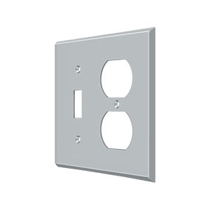 Deltana - Switch Plates - Single Switch/Double Outlet