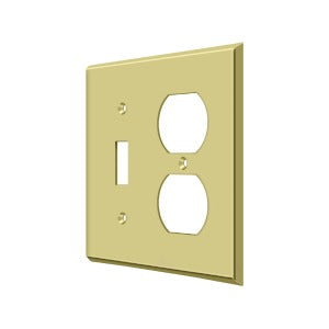 Deltana - Switch Plates - Single Switch/Double Outlet