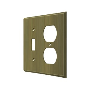 Deltana - Switch Plates - Single Switch/Double Outlet