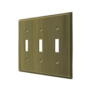 Deltana - Switch Plates - Triple Standard