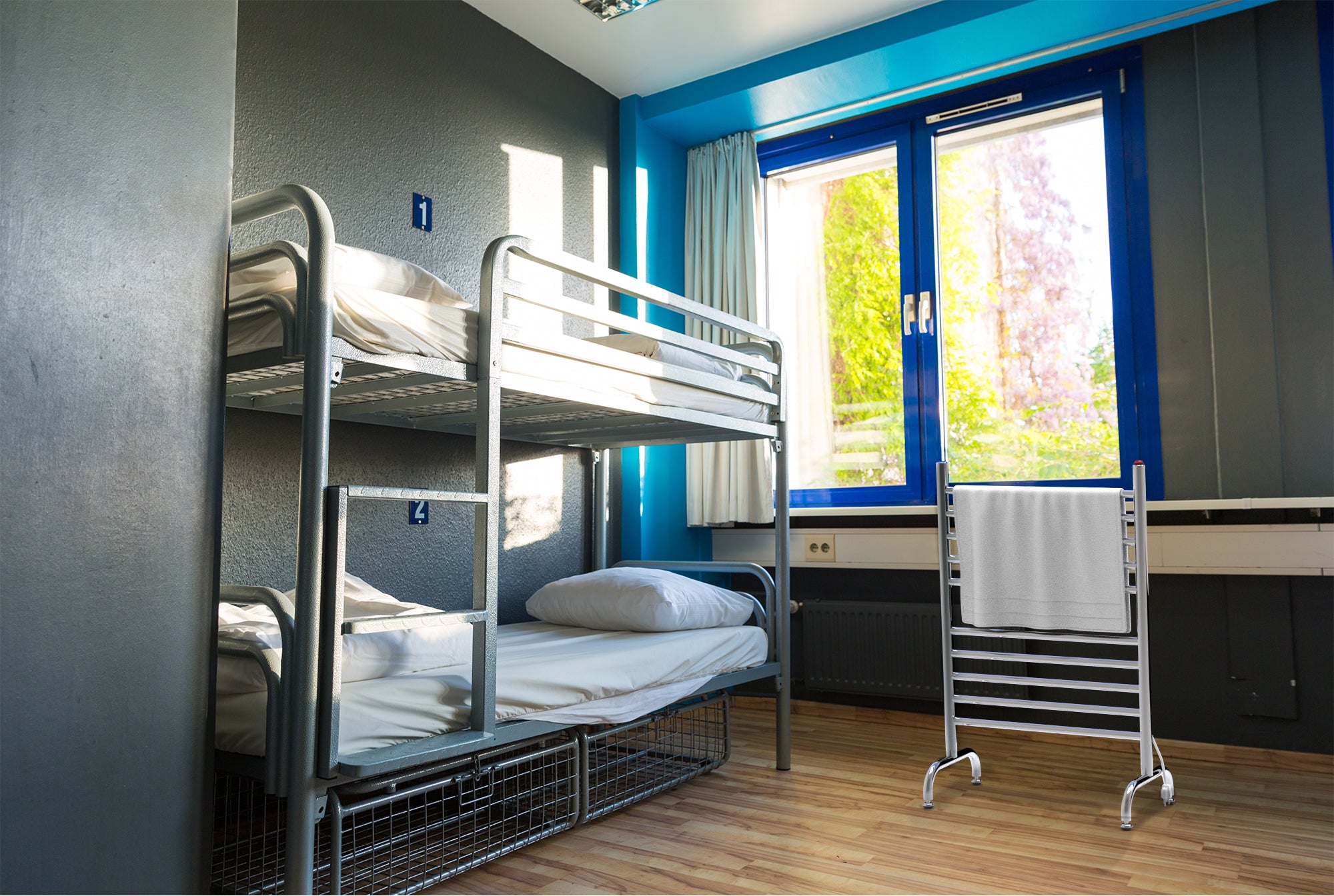 Amba - Solo Collection - Model Solo 24" Freestanding Towel Warmer