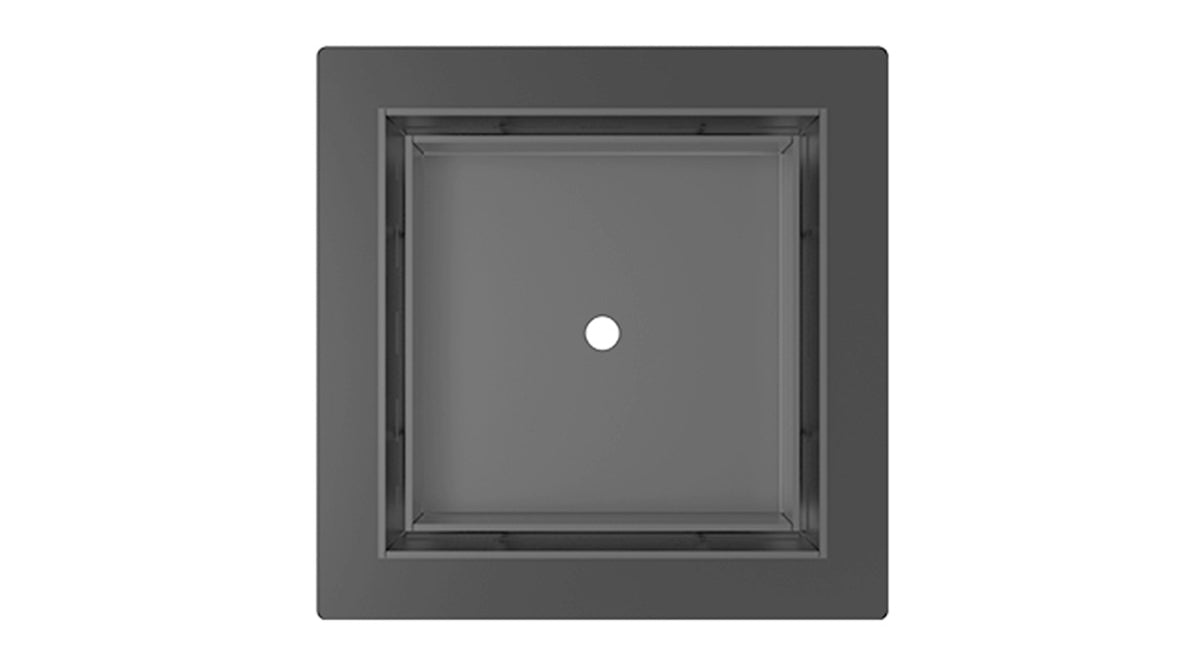 Infinity Drain - 5" x 5" Square Center Drain - TDF 5 Tile Series Drain (Complete Kit)