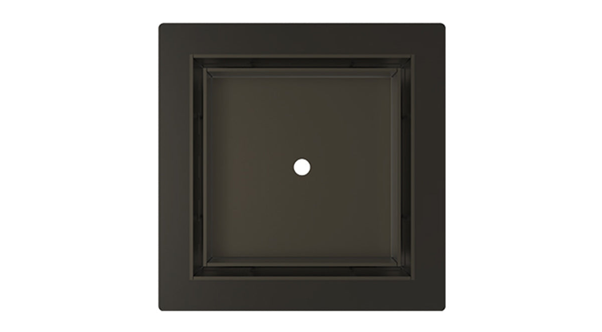 Infinity Drain - 5" x 5" Square Center Drain - TDLF 5 Tile Series Drain (Complete Kit)