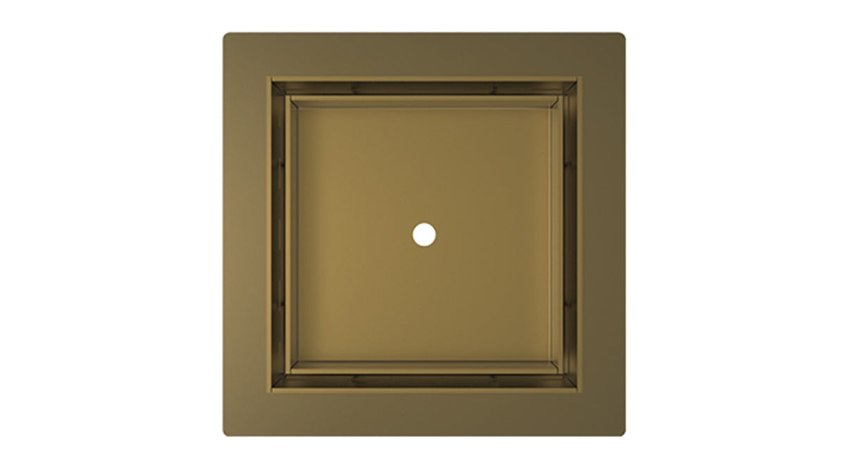 Infinity Drain - 5" x 5" Square Center Drain - TDF 5 Tile Series Drain (Complete Kit)