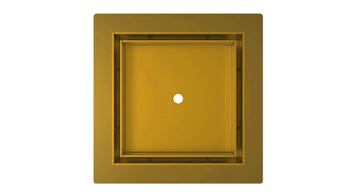 Infinity Drain - 5" x 5" Square Center Drain - TDLF 5 Tile Series Drain (Complete Kit)