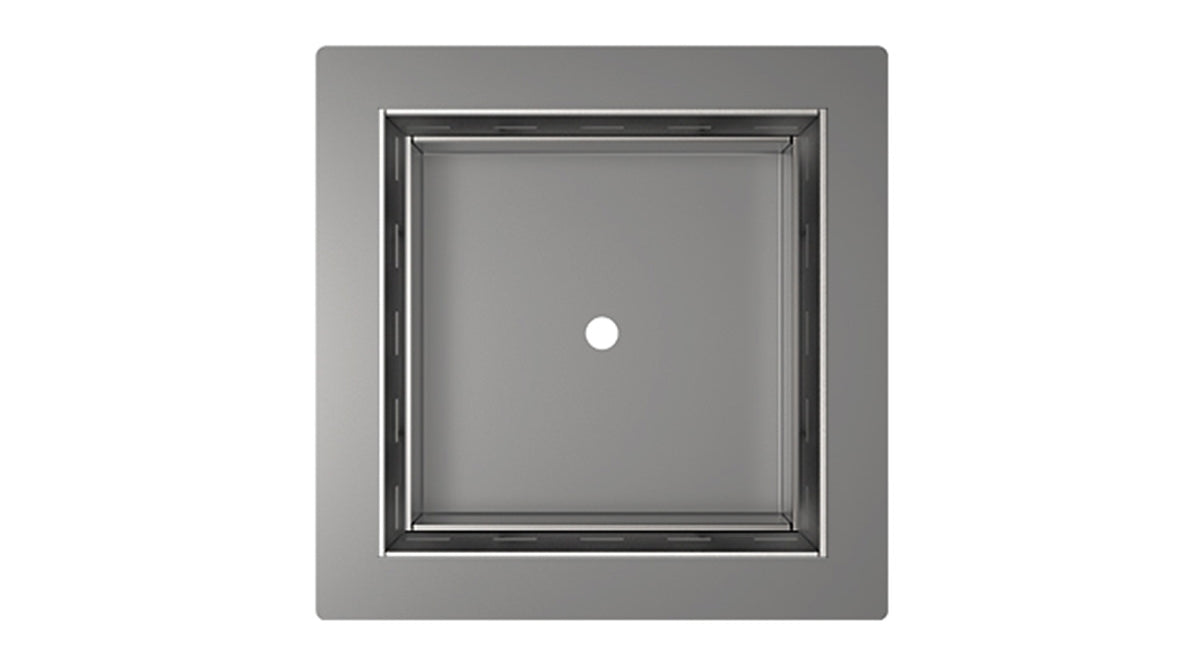 Infinity Drain - 5" x 5" Square Center Drain - TDLF 5 Tile Series Drain (Complete Kit)