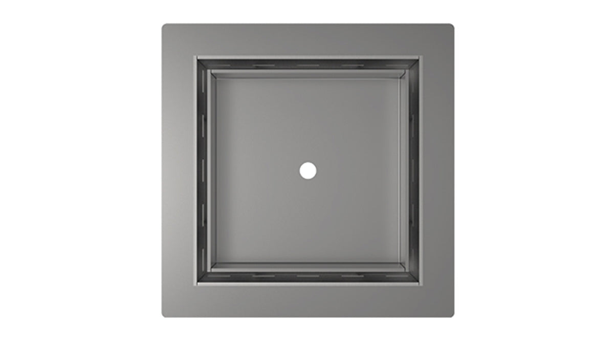 Infinity Drain - 5" x 5" Square Center Drain - TDF 5 Tile Series Drain (Complete Kit)