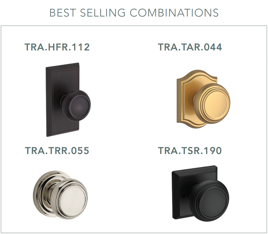 Baldwin - Reserve Collection - Interior Knobs - Traditional Door Knob (Full Dummy)