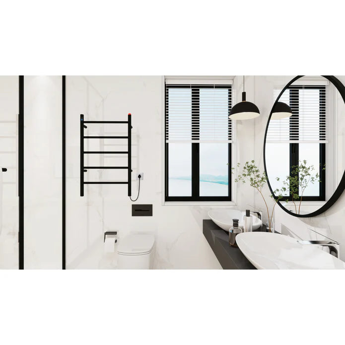 Kingston - Towel Warmer - Templeton TWW3720 Freestanding or Wall Mount Hardwired/Plug-In Electric Towel Warmer