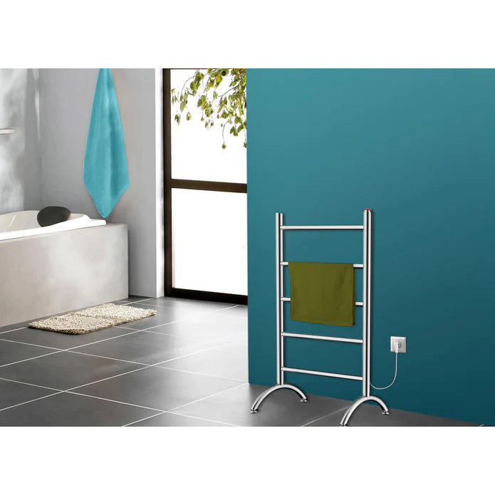 Kingston - Towel Warmer - Templeton TWW3720 Freestanding or Wall Mount Hardwired/Plug-In Electric Towel Warmer