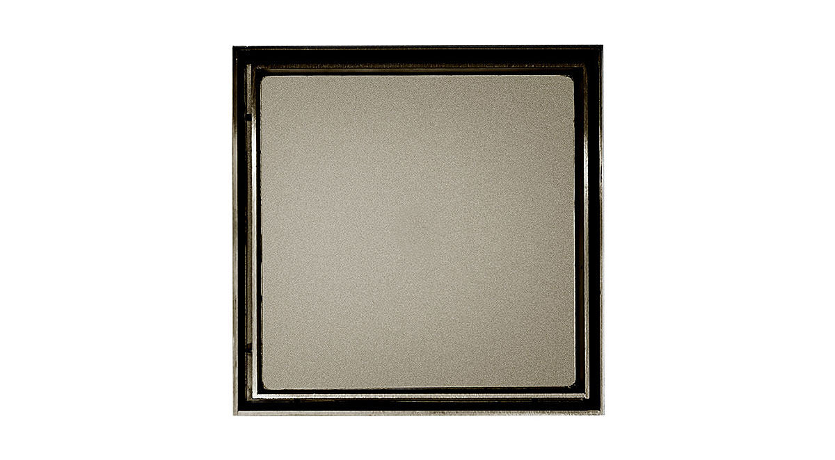 Infinity Drain - 5" x 5" Square Center Drain - TD 15 Tile Series Drain (Complete Kit)