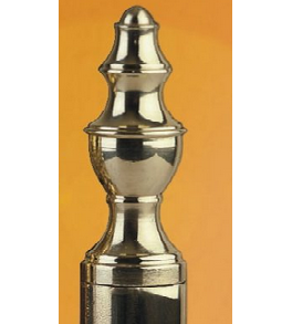 Omnia - Finial - Solid Brass Decorative Hinge Finial (Pair)