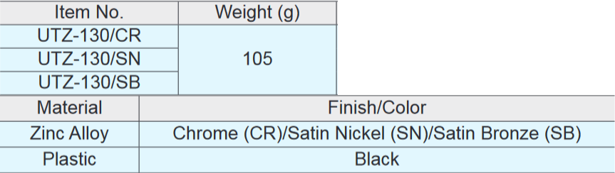 Sugatsune UTZ-130 Recessed Pull