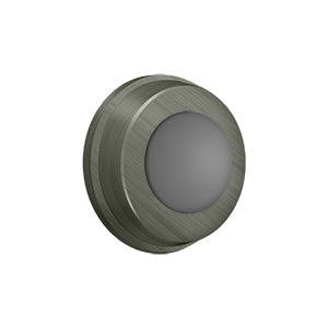 Deltana - Flush Bumpers - 1" Convex Wall Mount Flush Bumper