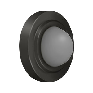 Deltana - Flush Bumpers - 2-3/8" Convex Wall Mount Flush Bumper