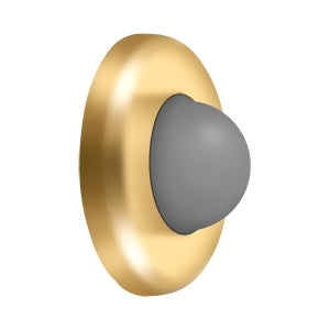 Deltana - Flush Bumpers - 2-1/2" Convex Wall Mount Flush Bumper