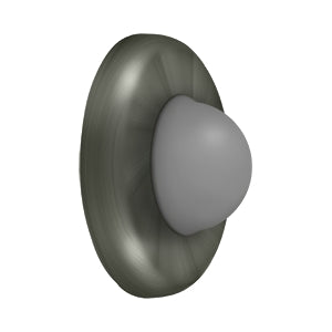Deltana - Flush Bumpers - 2-1/2" Convex Wall Mount Flush Bumper