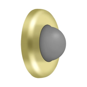 Deltana - Flush Bumpers - 2-1/2" Convex Wall Mount Flush Bumper