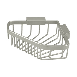 Deltana - Bathroom Baskets - 8-1/4" x 6-7/8" Pentagon Corner Wire Basket